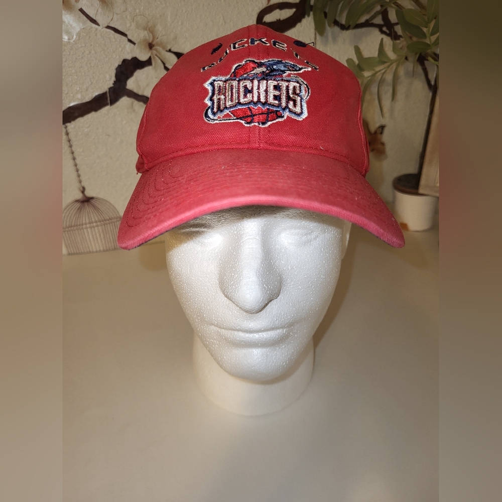 Nike Houston Rockets Cap Red Adjustable Strap